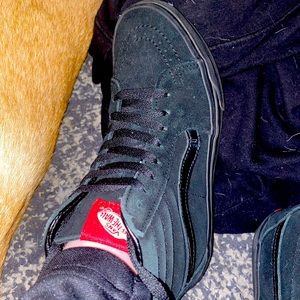 black high top vans NWOT